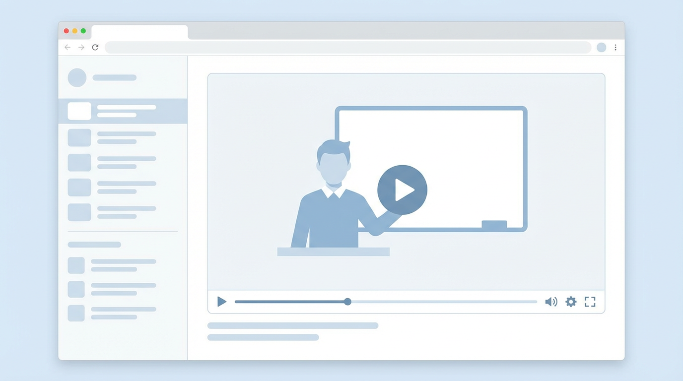 Видеоурок в формате коротких объяснений